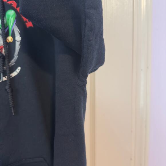 Hellanbach Who’s Your Daddy? Hooded Pullover Sweatshirt Size M Streetwear Grunge - Picture 8 of 9